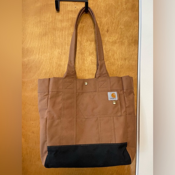 Carhartt Brown and Black Tote Bag - Picture 1 of 2